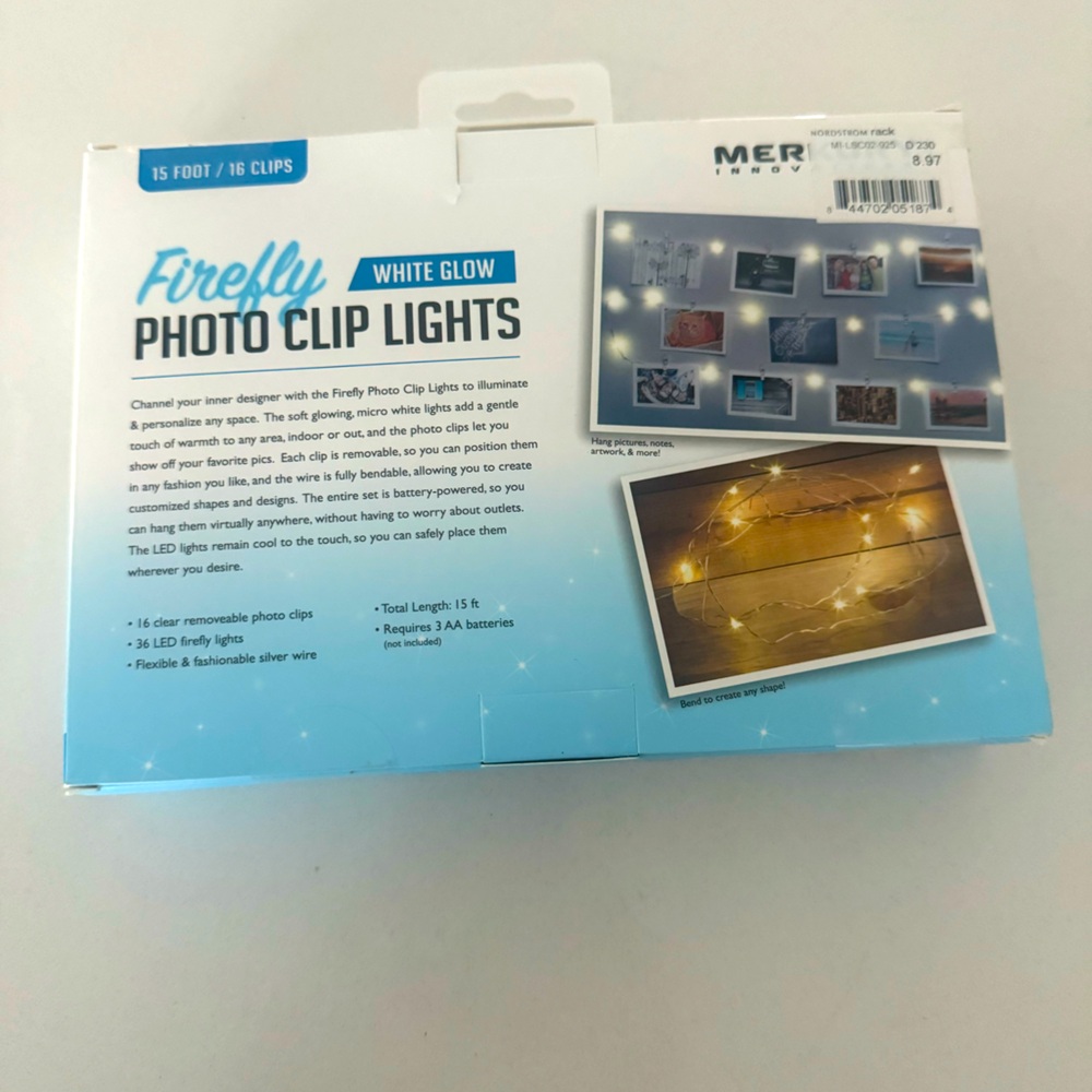 Firefly Photo Clip Light String - Picture 2 of 2